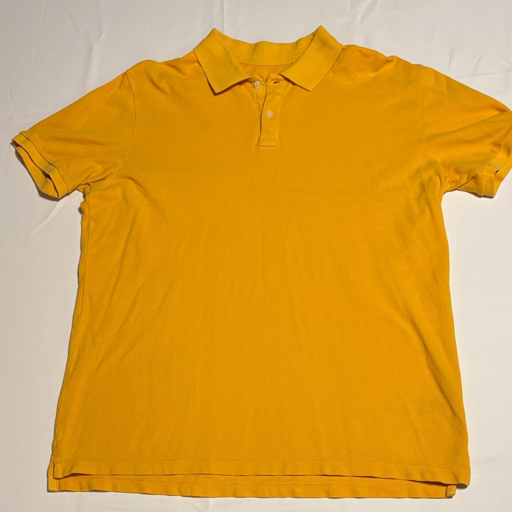GAP Bright Yellow Men's Polo Shirt -22 sku